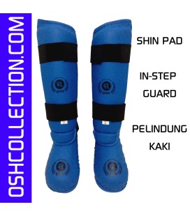 OSH Shin / In-Step Guard (Red/Blue)