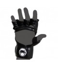 Venum "Impact" MMA Gloves - Skintex Leather - Black Size M