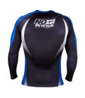 Venum No Gi Rash Guard IBJJF Approved - Long Sleeves - Black/Blue Size M