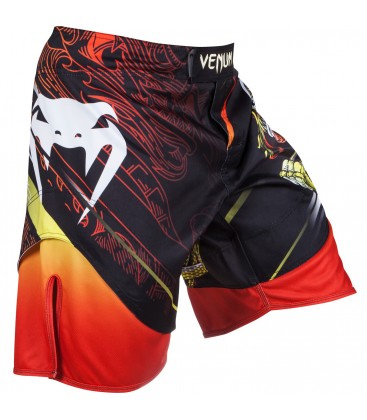 Venum Lyoto Machida Tatsu King Fight shorts Black Orange