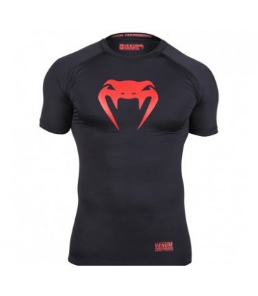 Venum Contender Compression T-shirt - Red Devil - Short Sleeves