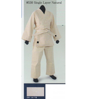 Sakuraya Aikido/Judo Gi Single Layer Natural