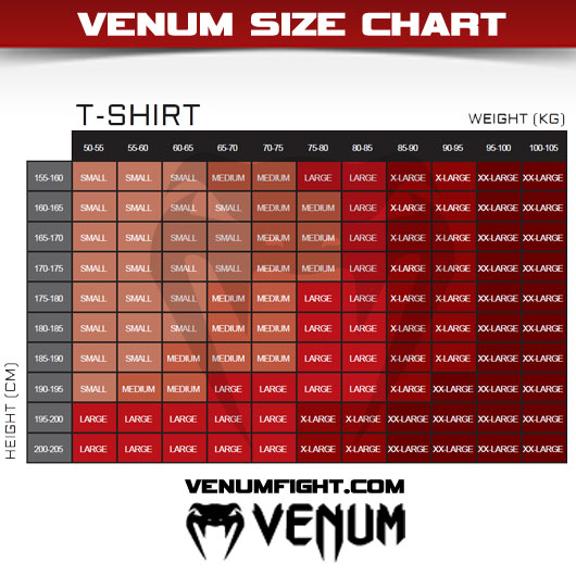 Venum Bjj Belt Size Chart