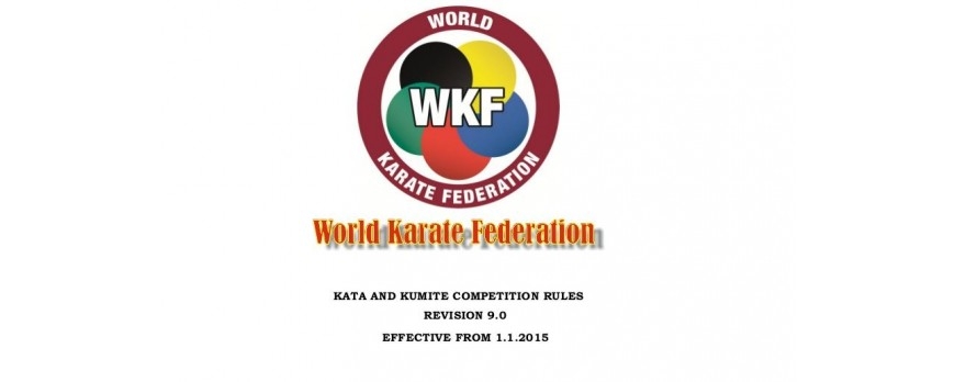 WKF Kata & Competition Rules V.9.0 Efektif 1 Jan 2015